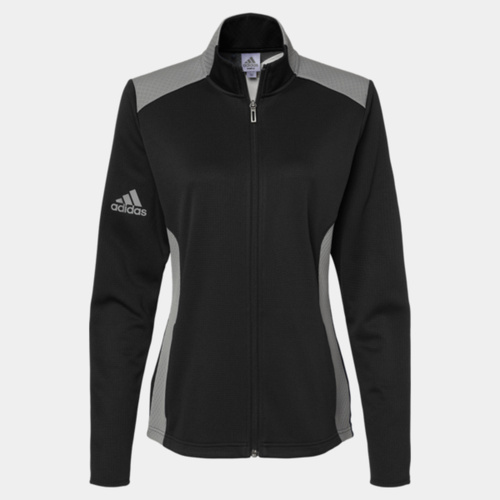 Women's Textured Mixed Media Full-Zip Jacket Thumbnail