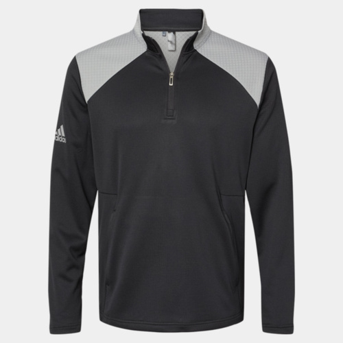 Textured Mixed Media Quarter-Zip Pullover Thumbnail