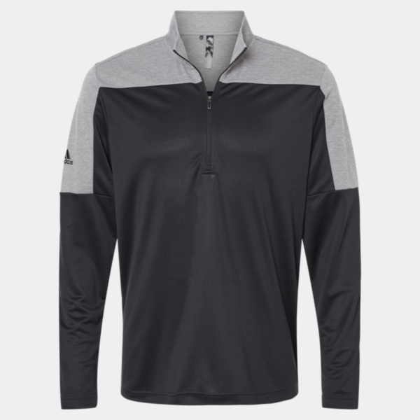 Adidas Men's Ultimate365 Lightweight Colorblocked Quarter-Zip Pullover A552 Men's Ultimate365 Lightweight Colorblocked Quarter-Zip Pullover Thumbnail