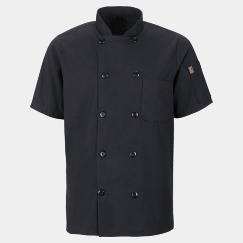 Mimix™ Short Sleeve Chef Coat with OilBlok Thumbnail