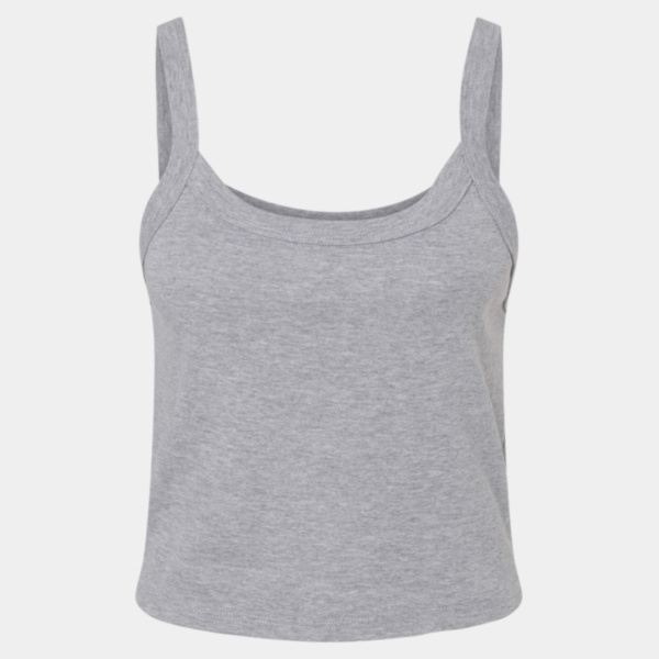 Women's Micro Rib Spaghetti Strap Tank Thumbnail