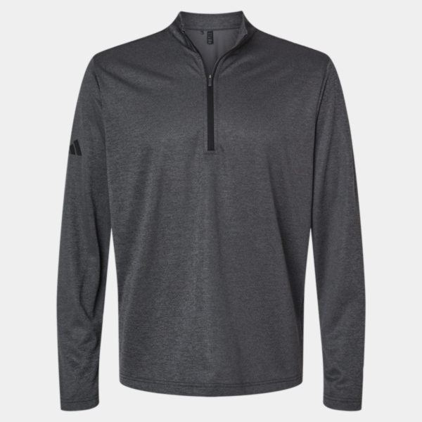 Adidas Men's Space Dyed Quarter-Zip Pullover A593 Men's Space Dyed Quarter-Zip Pullover Thumbnail