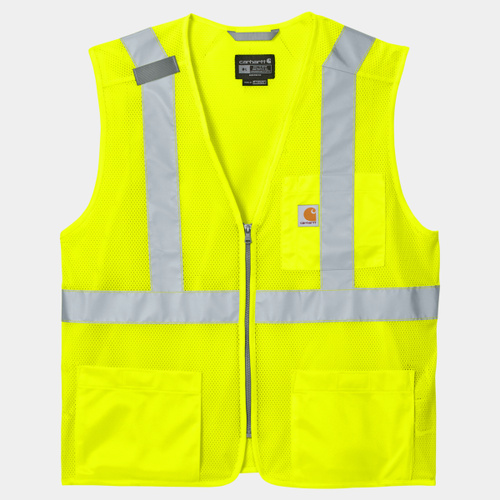 Ansi Class 2 Mesh Zip Front Vest Thumbnail