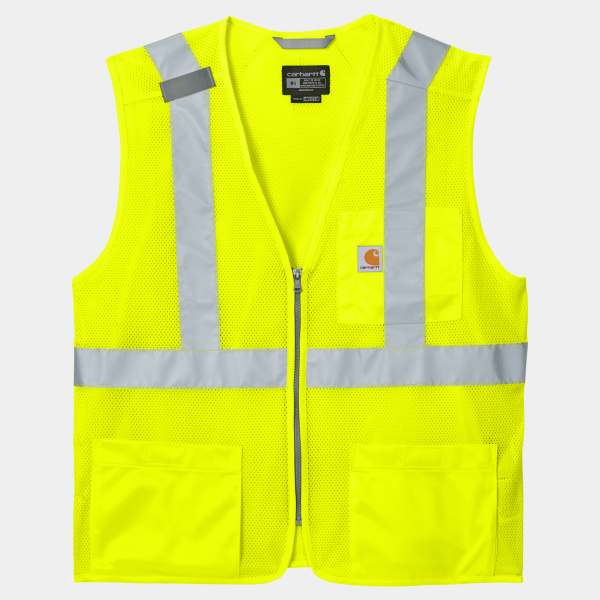 Ansi Class 2 Mesh Zip Front Vest Thumbnail