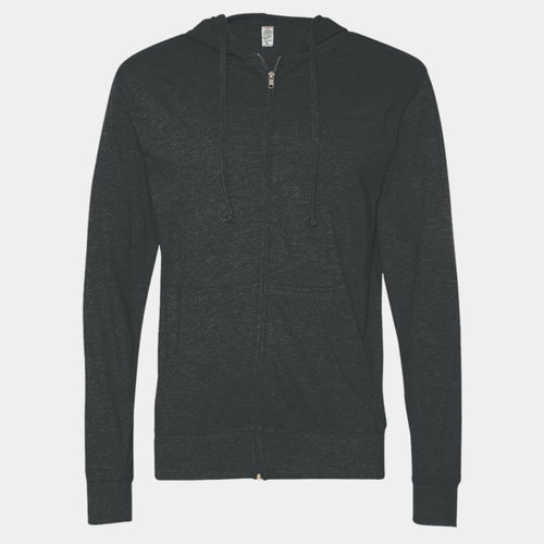 Lightweight Jersey Full-Zip Hooded T-Shirt Thumbnail