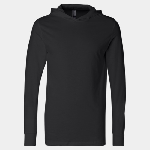 Unisex Jersey Hooded Long Sleeve Tee Thumbnail