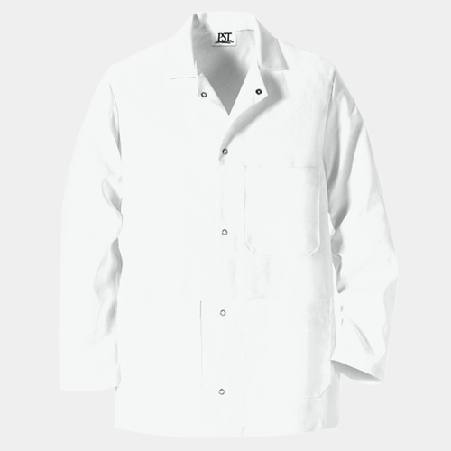 Gripper Front Short Butcher Coat Thumbnail