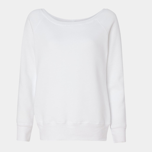 Women’s Sponge Fleece Wide Neck Sweatshirt Thumbnail