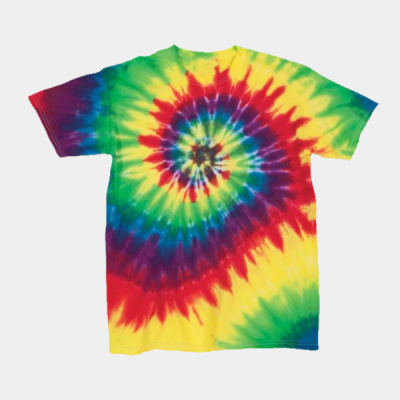 Youth Multi-Color Spiral Tie-Dyed T-Shirt Thumbnail