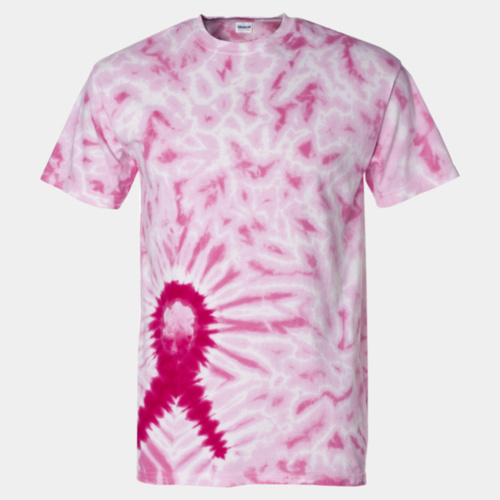 Awareness Ribbon Tie-Dyed T-Shirt Thumbnail