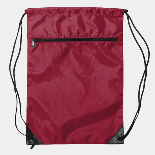 Zippered Drawstring Backpack Thumbnail