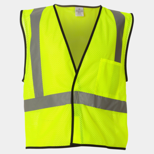 Unisex Economy Single Pocket Hook-and-Loop Mesh Vest Thumbnail