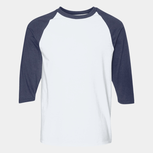 Unisex Heavy Cotton™ Raglan Three-Quarter Sleeve T-Shirt Thumbnail