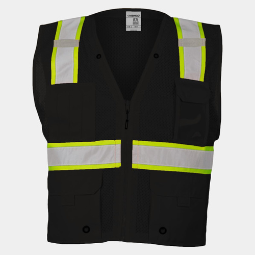 Unisex EV Series® Enhanced Visibility Multi-Pocket Mesh Vest Thumbnail