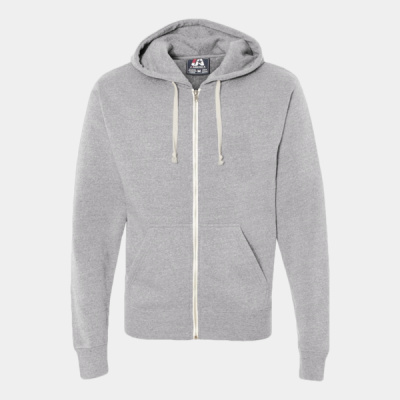 Men's Triblend Full-Zip Hooded Sweatshirt Thumbnail