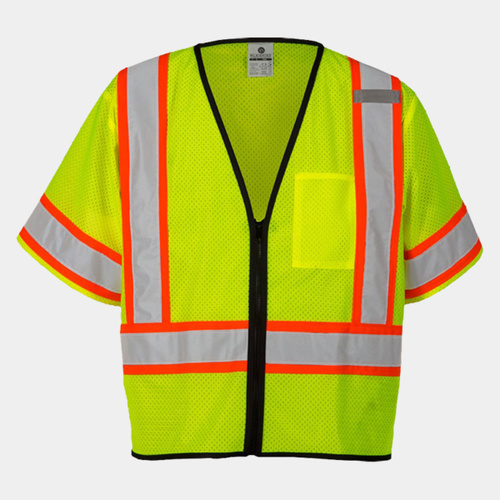 Unisex Class 3 Mesh Zippered Vest Thumbnail