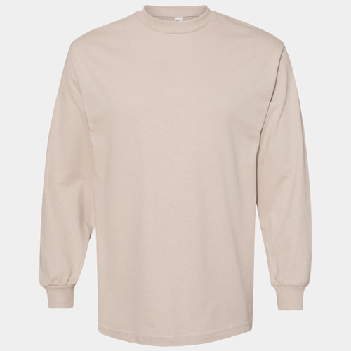 Unisex Heavyweight Cotton Long Sleeve Tee Thumbnail