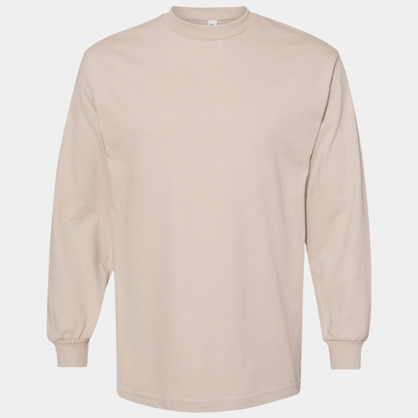 Unisex Heavyweight Cotton Long Sleeve Tee Thumbnail