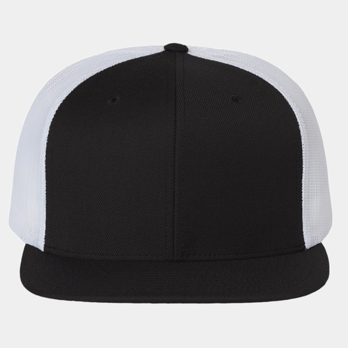 Wool Blend Flat Bill Trucker Cap Thumbnail