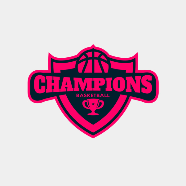 Champions Basketball League logo template Thumbnail