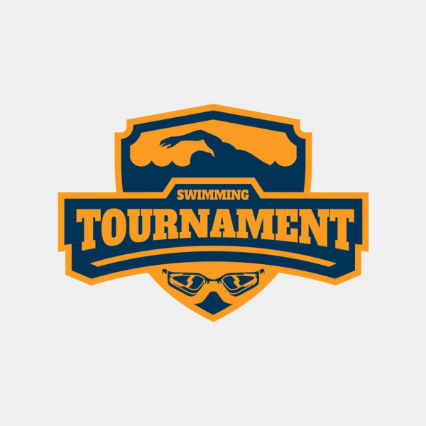Swimming Tournament logo template 02 Thumbnail