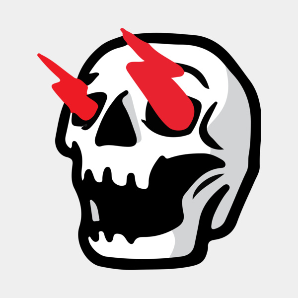 Elements Skull logo template Thumbnail