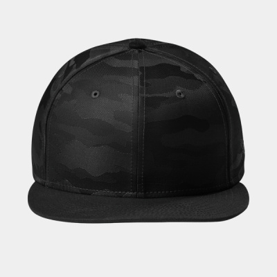 Camo Flat Bill Snapback Cap Thumbnail