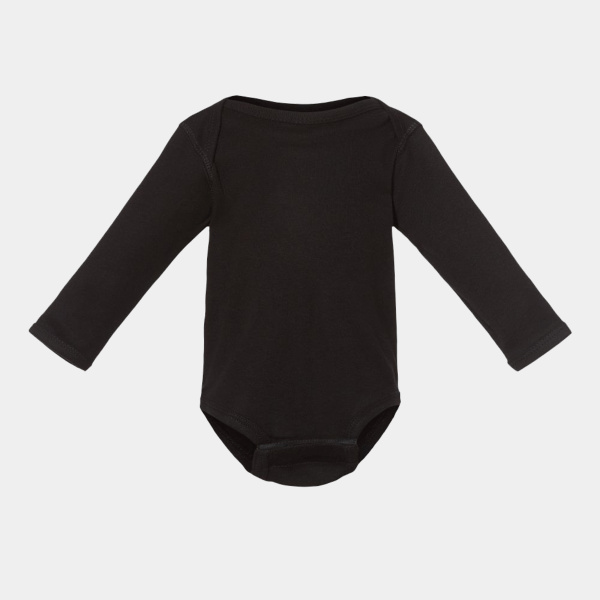 Infant Long Sleeve Baby Rib Bodysuit Thumbnail