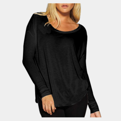 Women’s Flowy 2x1 Ribbed Long Sleeve Tee Thumbnail
